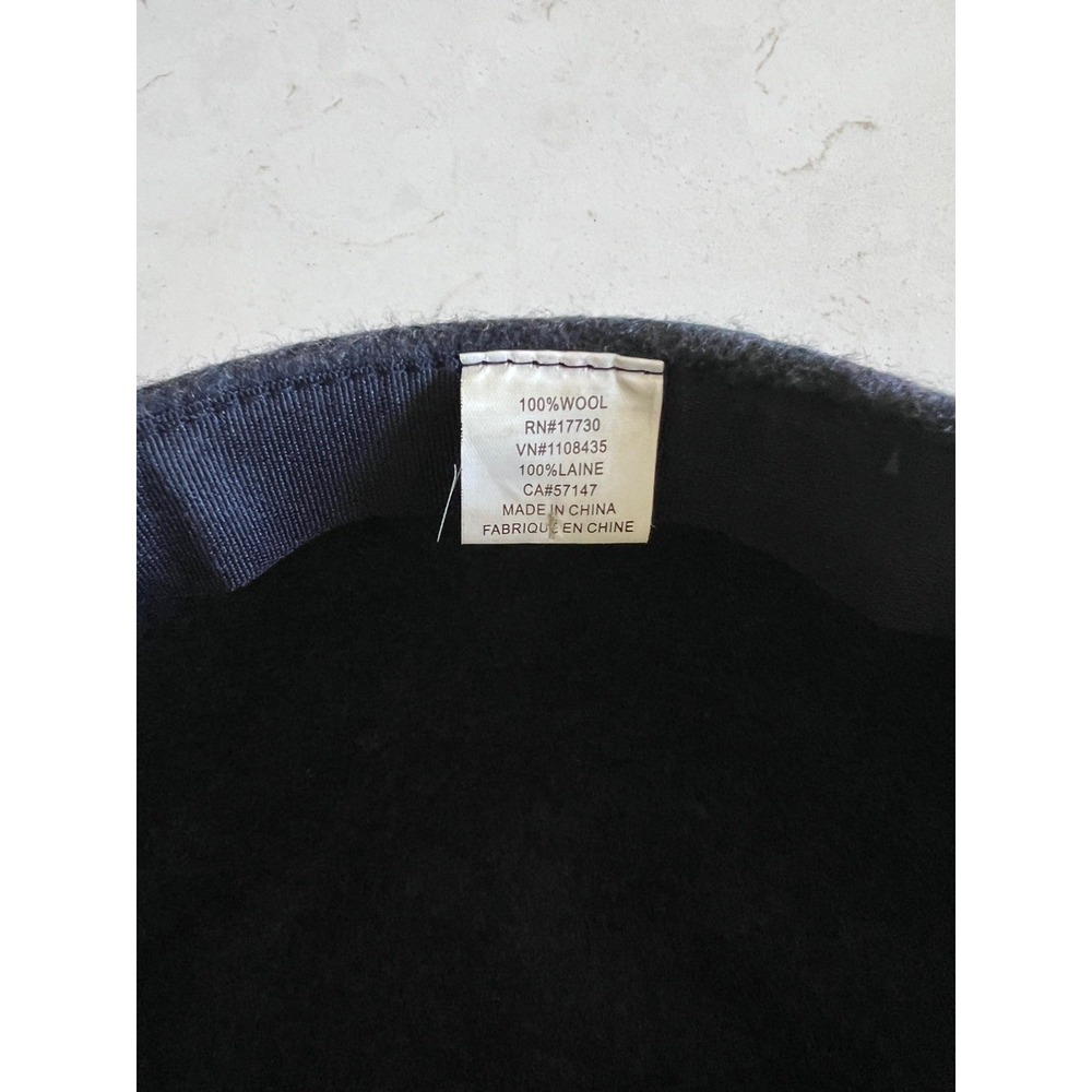 Mens Gray Newsboy Cabbie Hat 100% Wool Preppy Golf One Size - Picture 6 of 6